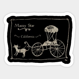 Mazzy Star California Sticker